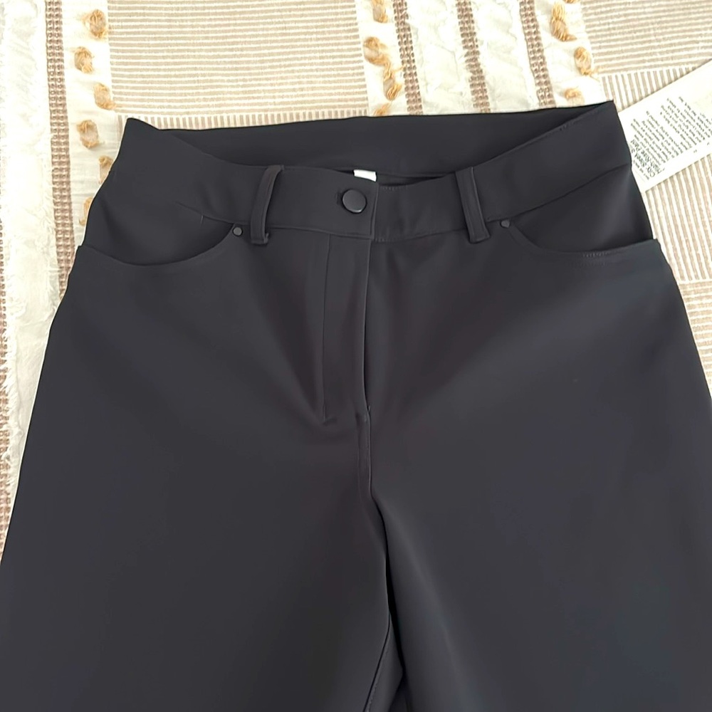 Lululemon Athletica Black Slim-Fit High-Rise Pants